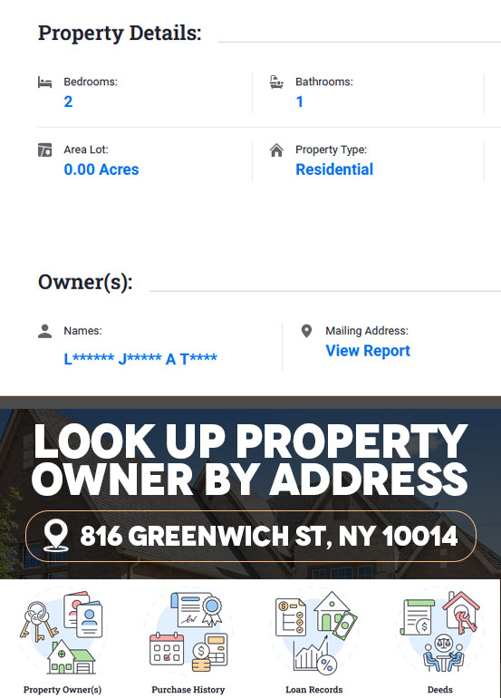 locate property owner by address